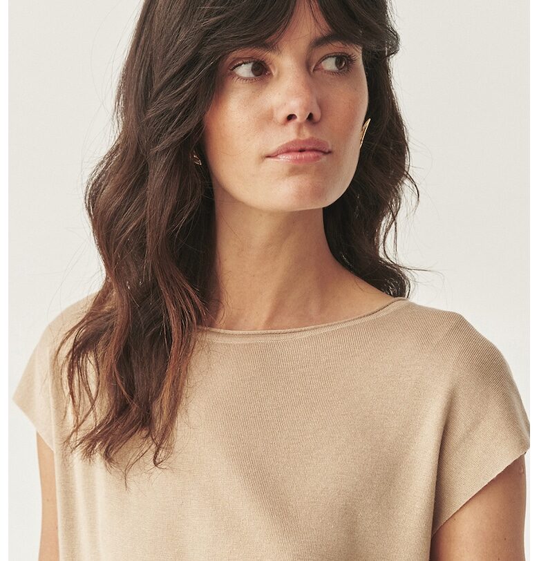 Блуза с лиосел - Бежов Tatuum