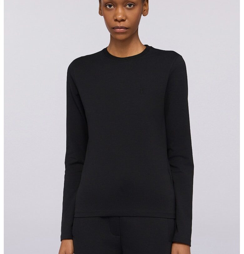 Блуза с овално деколте - Черен Trussardi