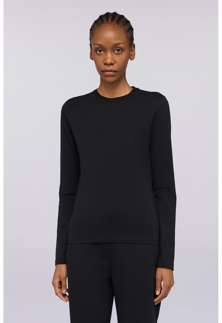 Блуза с овално деколте - Черен Trussardi