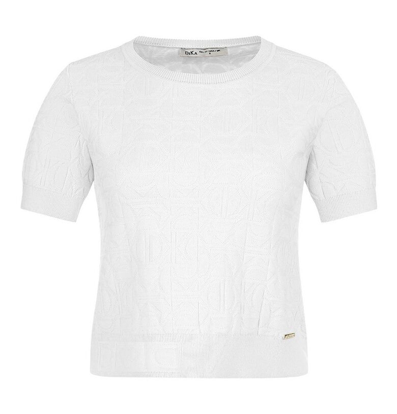 Блуза с релефен десен DiKa
