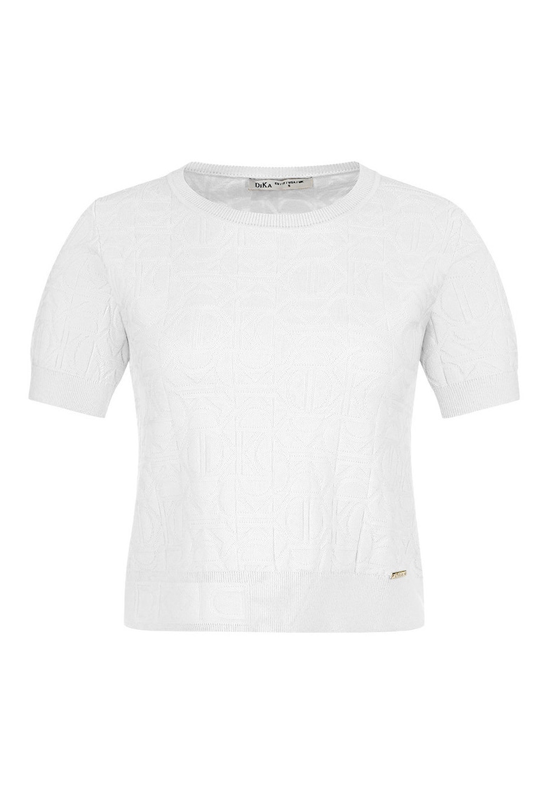 Блуза с релефен десен DiKa