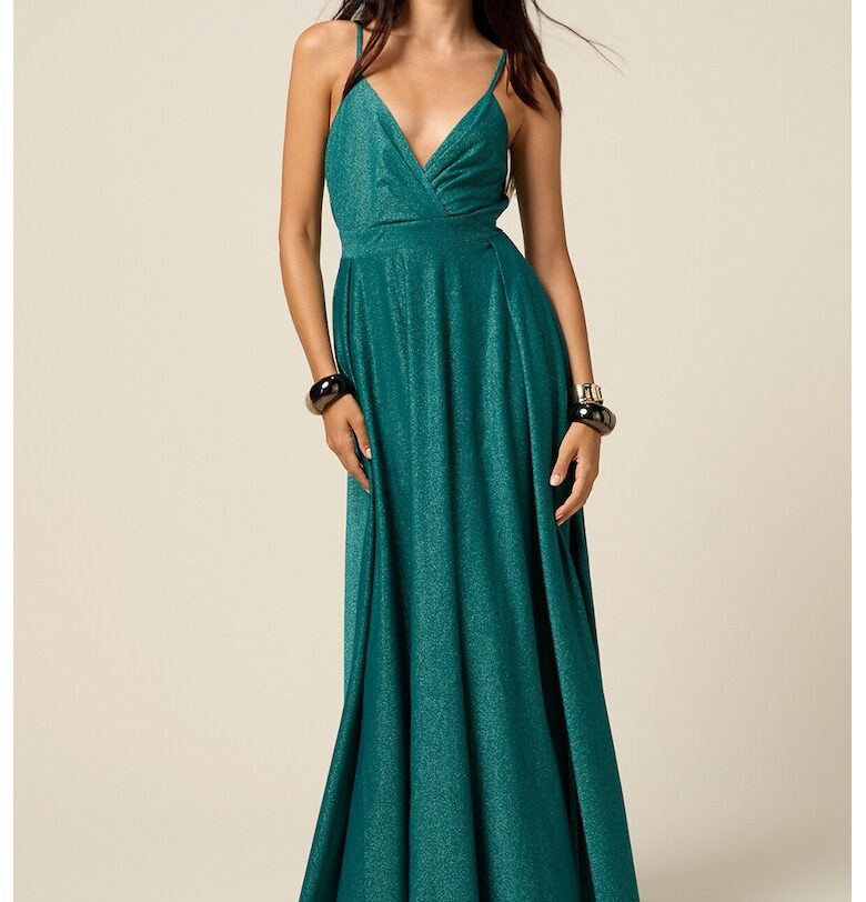 Бляскава дълга рокля Oltre