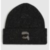 Бляскава шапка с вълна Karl Lagerfeld