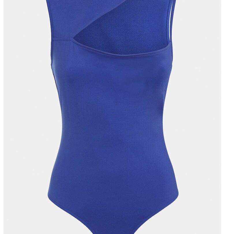 Боди с асиметрично деколте - Син GUESS