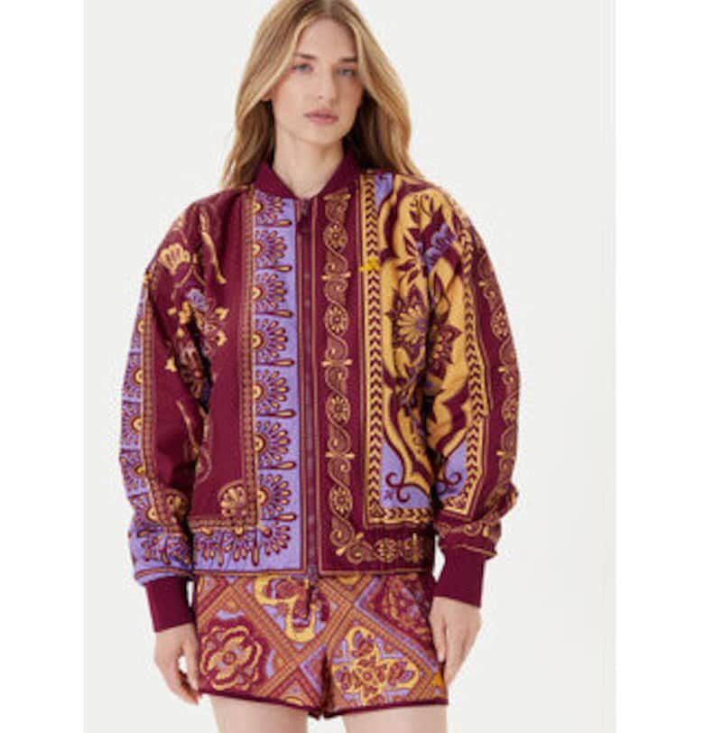 Бомбър яке с обемни ръкави adidas