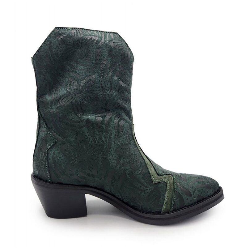 Боти от велур Cowboy unudoitrei