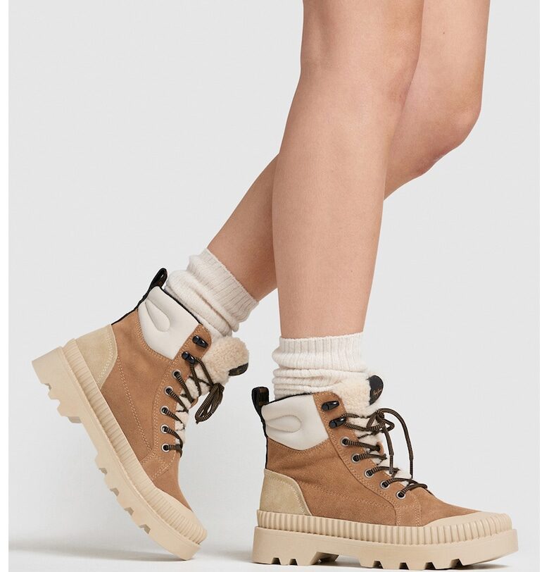 Боти от велур Pepe Jeans London