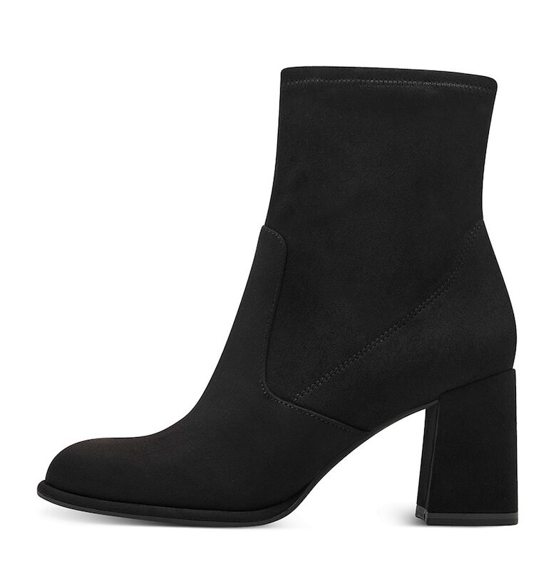 Боти от еко велур с масивен ток Tamaris