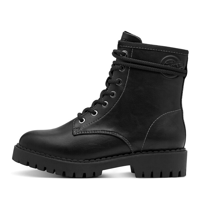 Боти от еко кожа с лого sOliver