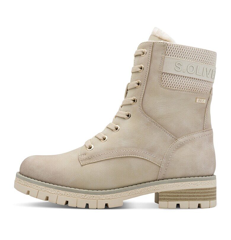 Боти от еко кожа с лого sOliver