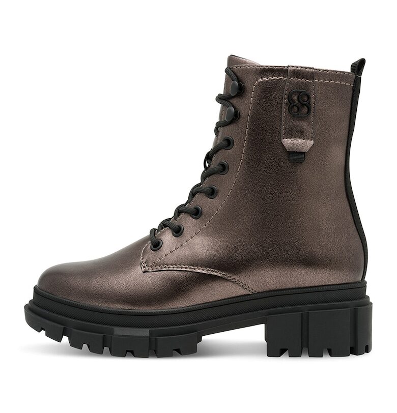 Боти от еко кожа с масивен ток sOliver