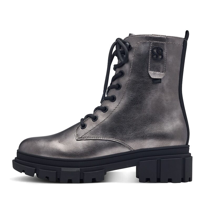 Боти от еко кожа с масивен ток sOliver