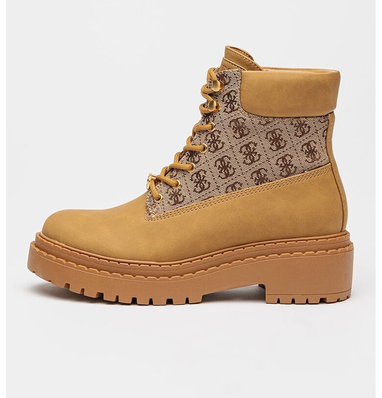 Боти от еко кожа с монограм GUESS