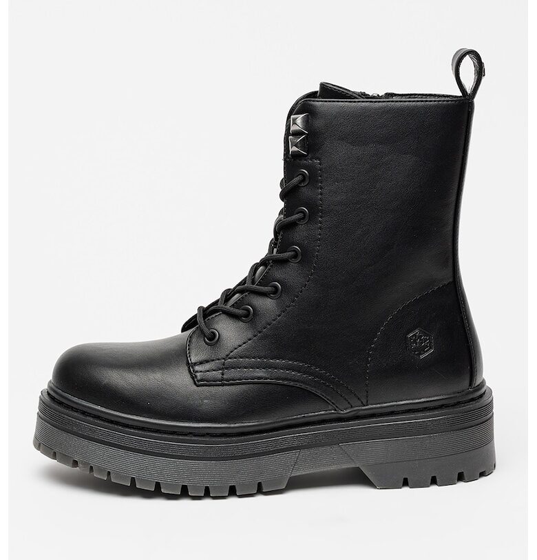 Боти от еко кожа с равна платформа Lumberjack