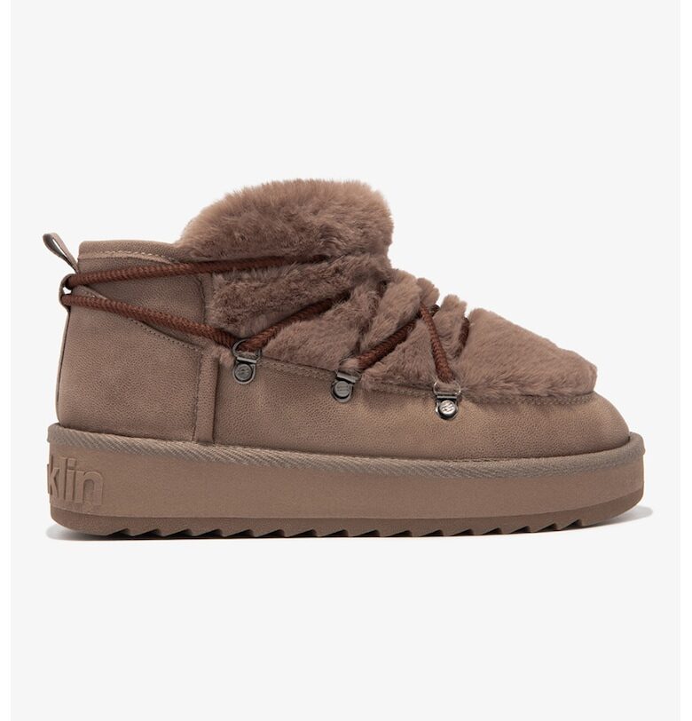 Боти от еко пух с равна палтформа DFranklin