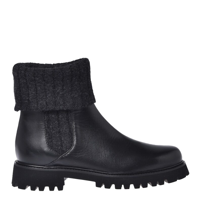 Боти от кожа и вълна Baldinini