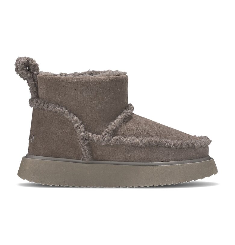 Боти от кожа и вълна с вълнена подплата INUIKII