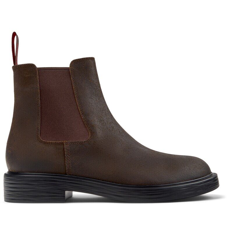 Боти от набук Dean тип Chelsea Camper