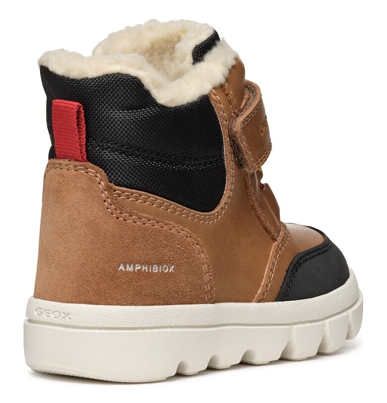 Боти с велкро и велур Geox