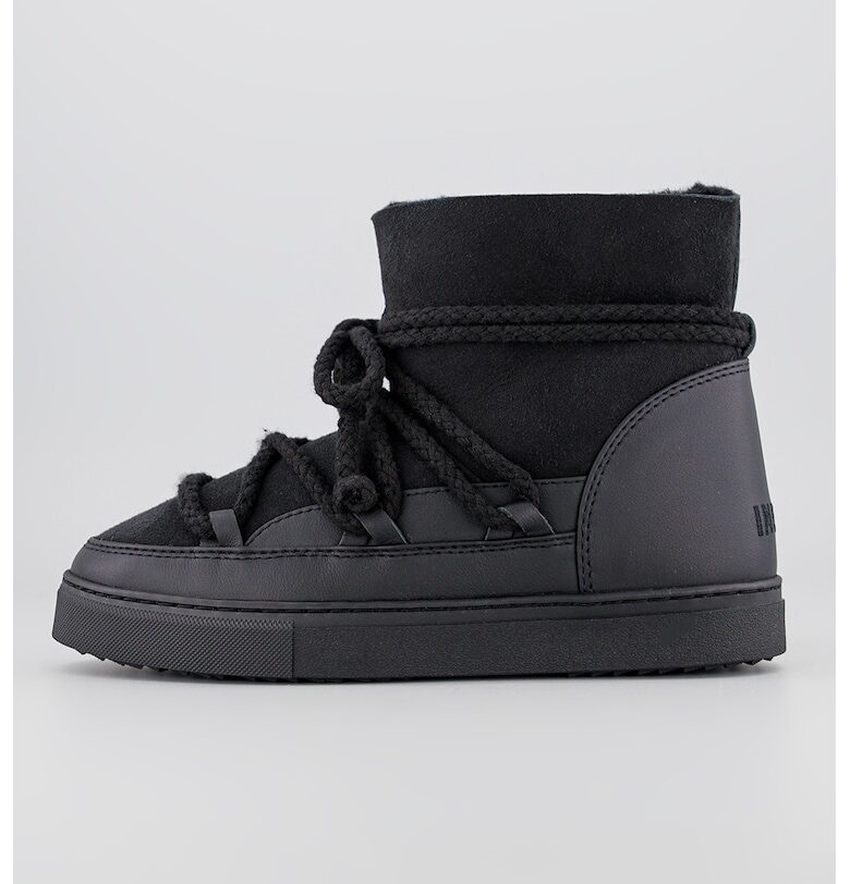 Боти с велур и кожа INUIKII