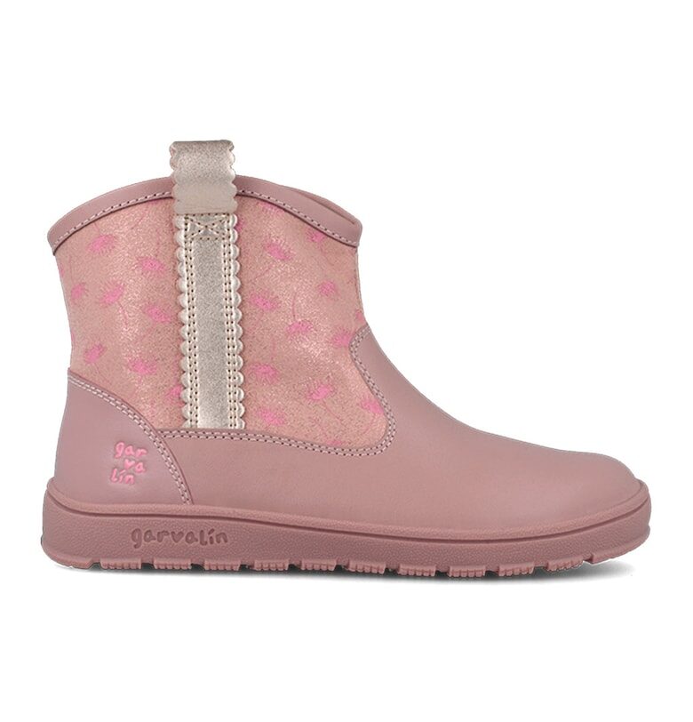 Боти с кожа - еко кожа и принт Garvalin