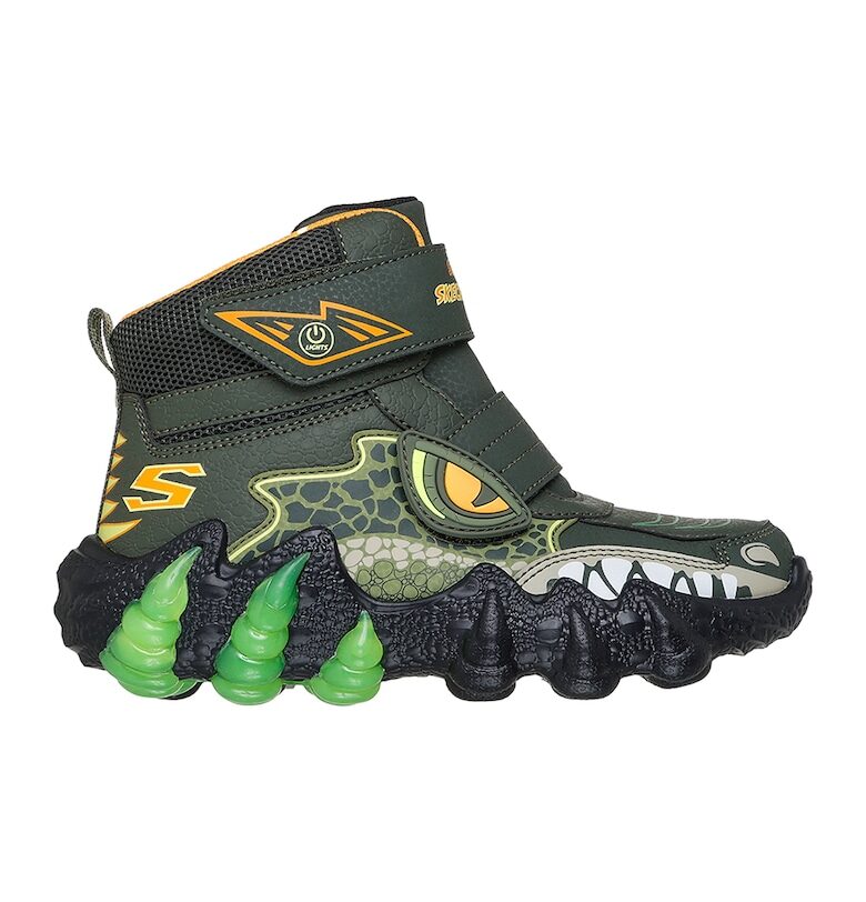 Боти с шарка - велкро и LED светлини Skechers