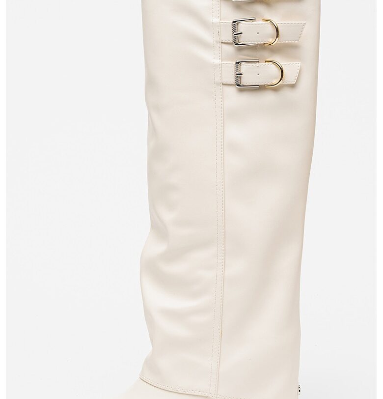 Ботуши до коляното Garica с декоративни каишки GUESS