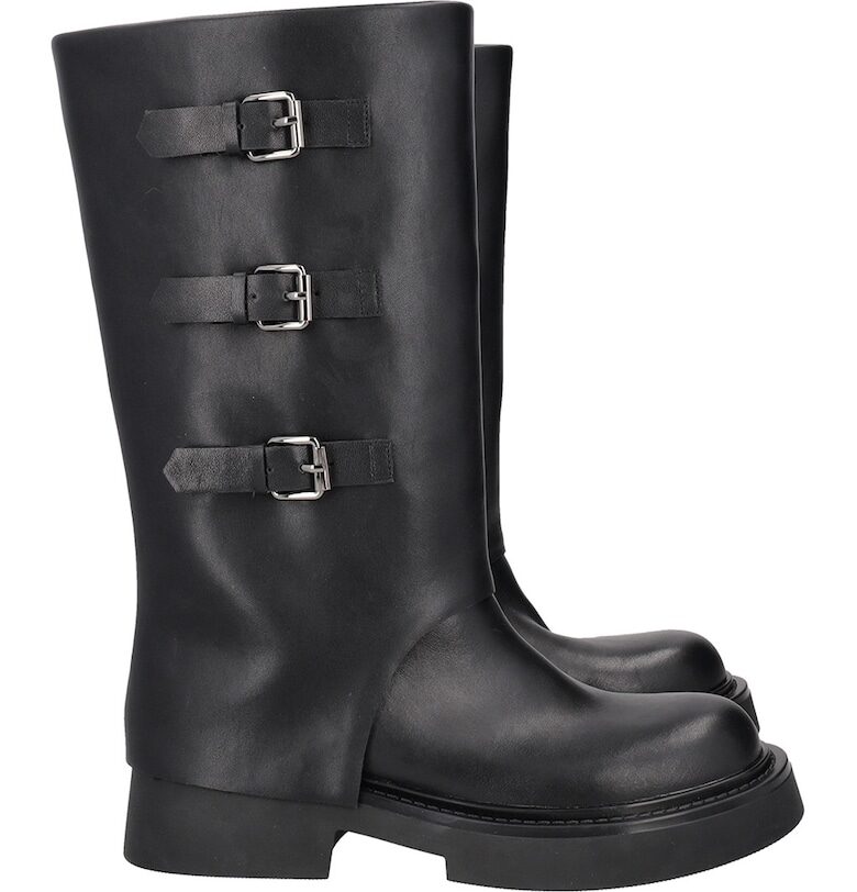 Ботуши до прасеца от кожа и еко кожа Tosca Blu