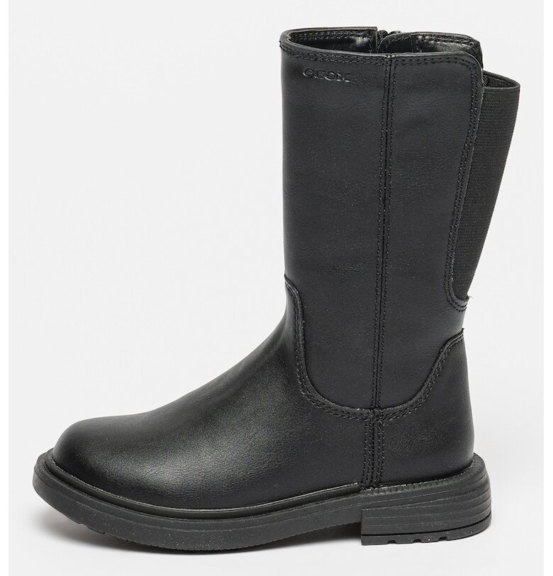 Ботуши до средата на прасеца от еко кожа с цип Geox