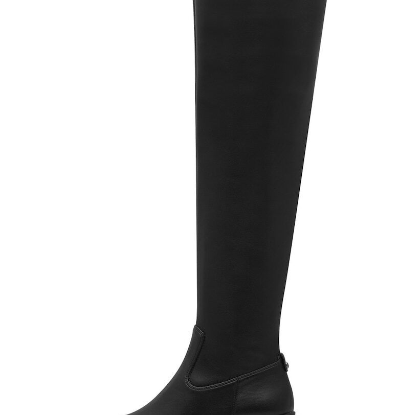 Ботуши над глезена от еко кожа с масивен ток Tamaris