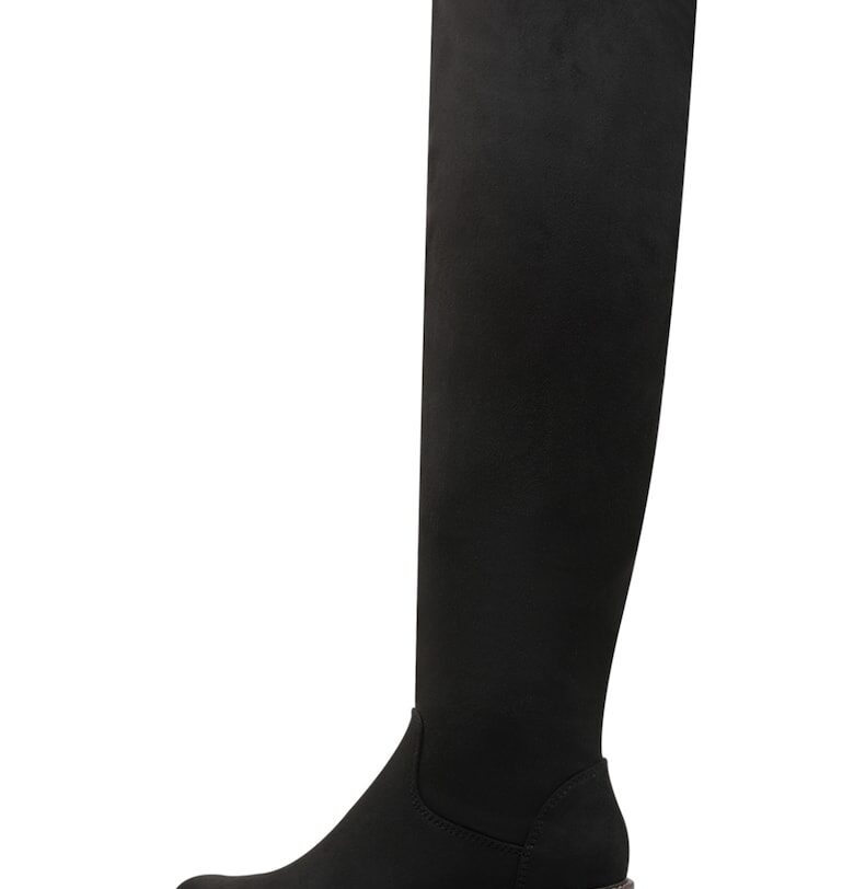 Ботуши над коляното с масивен ток Marco Tozzi