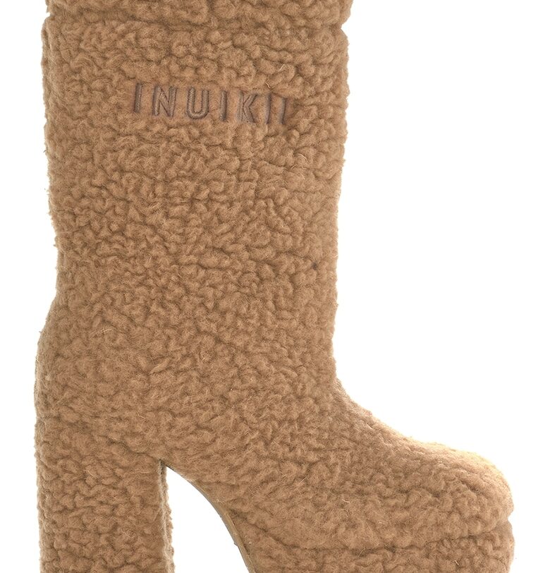 Ботуши от еко кожа с масивен ток INUIKII