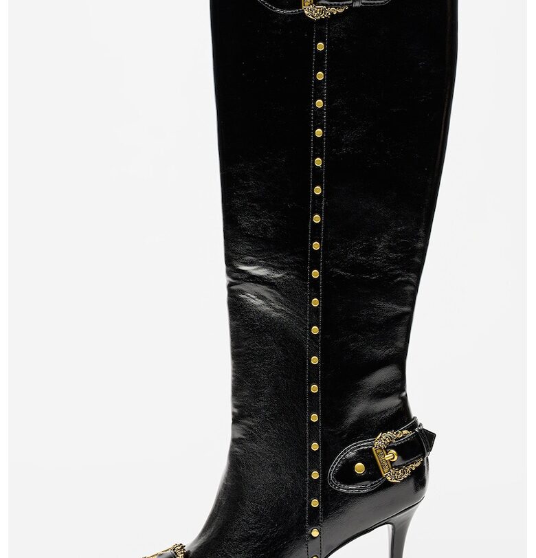 Ботуши с остър връх и цип Versace Jeans Couture