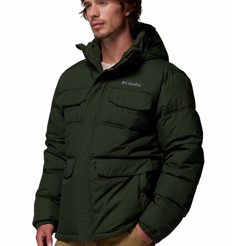 Бухнало зимно яке Landroamer с изолация - Бледозелен Columbia