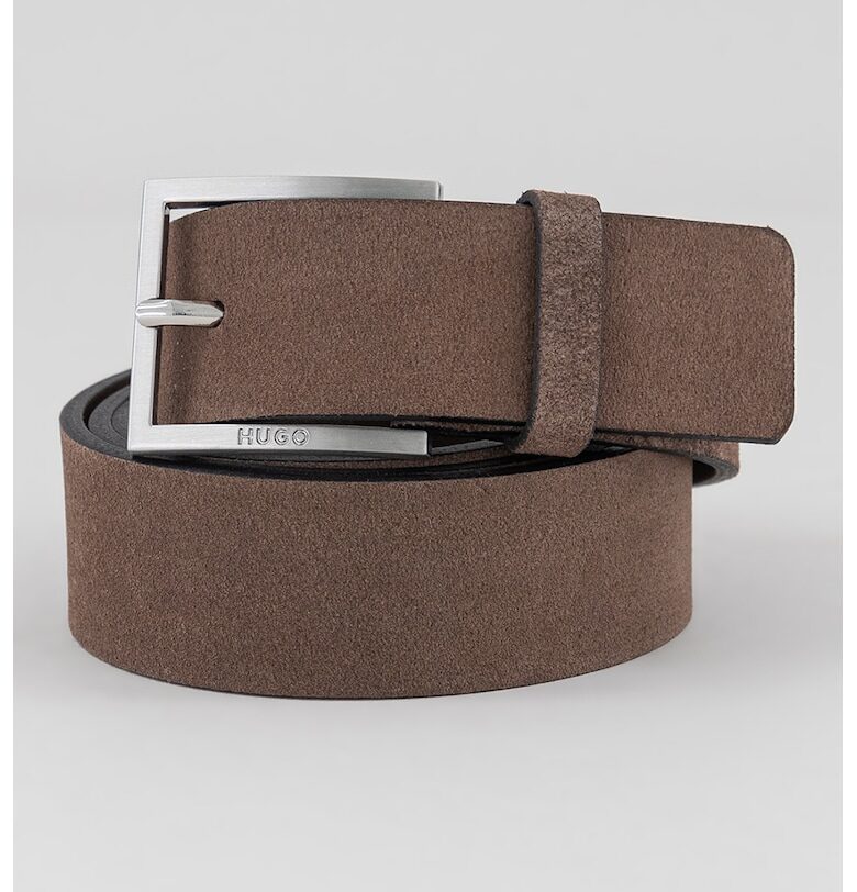 Велурен колан Mirto с метална тока HUGO