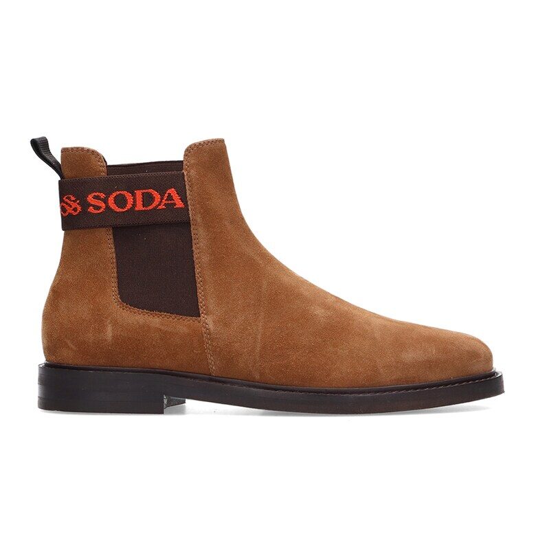 Велурени боти Chelsea Scotch  Soda