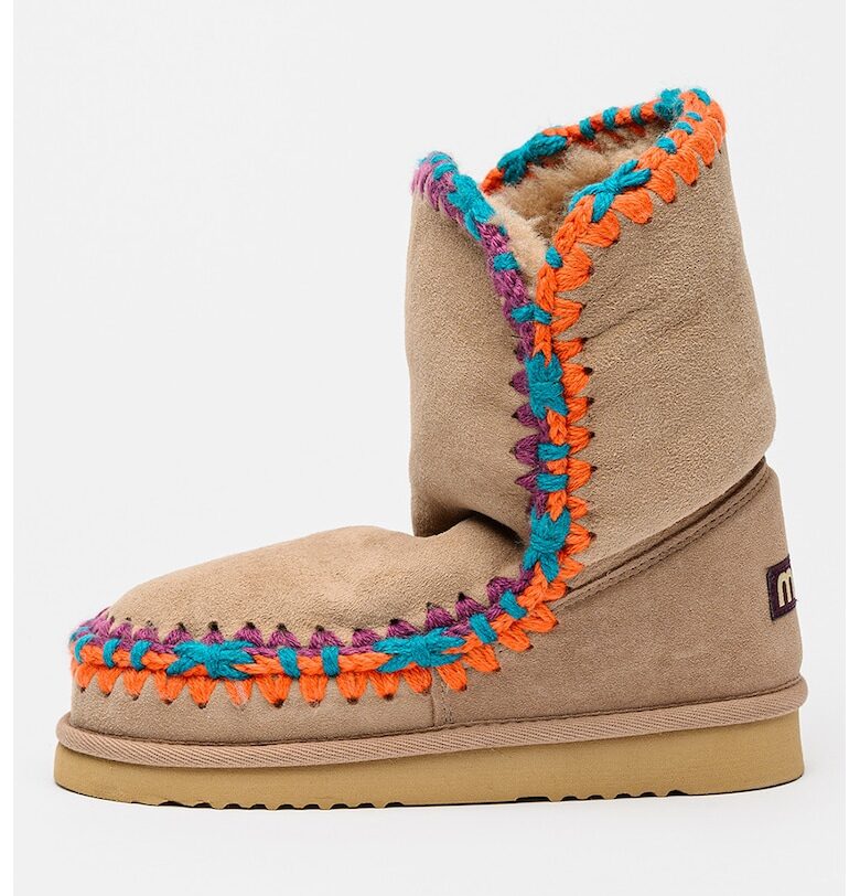 Велурени боти Eskimo 24 с контрсти Mou