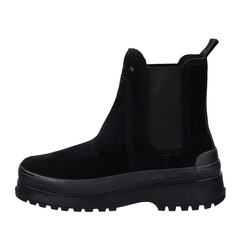 Велурени боти Wintly тип Chelsea с лого Gant