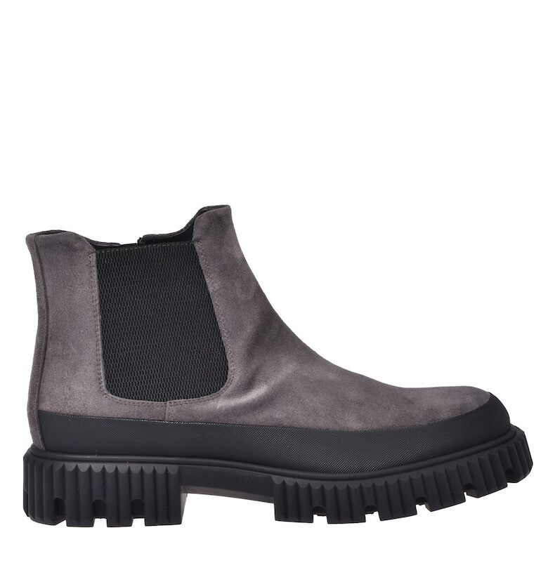 Велурени боти с овален връх Baldinini