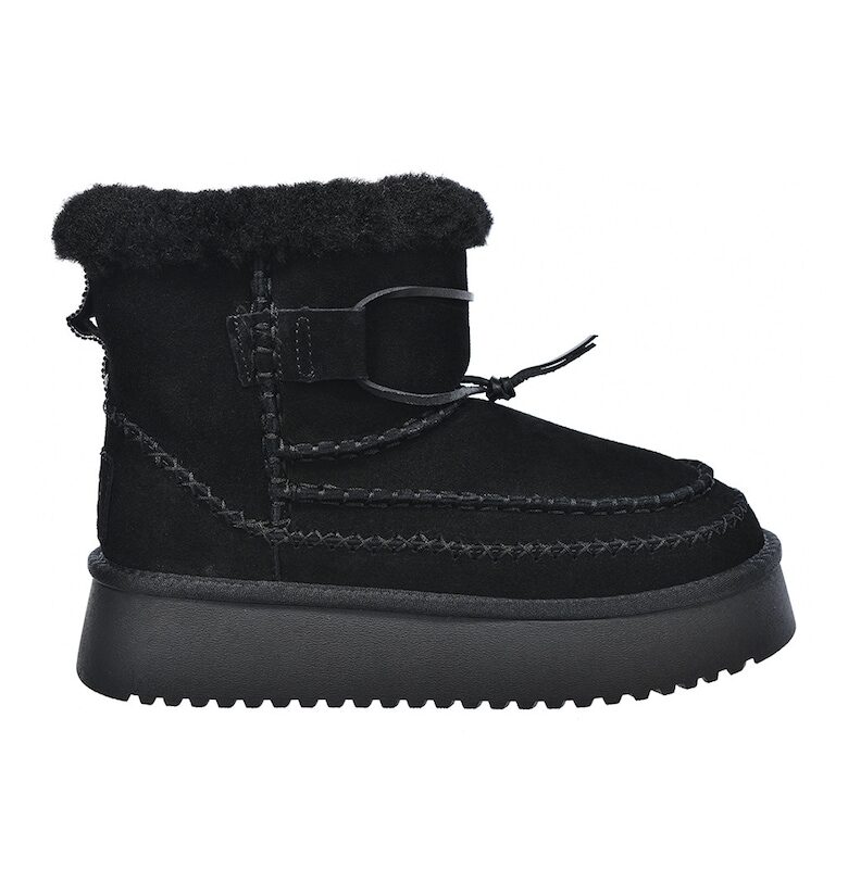 Велурени боти с равна платформа Big Star