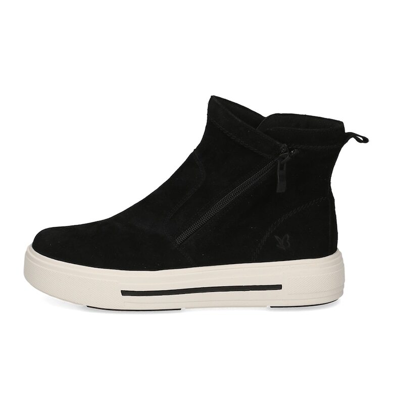 Велурени боти с равна платформа Caprice
