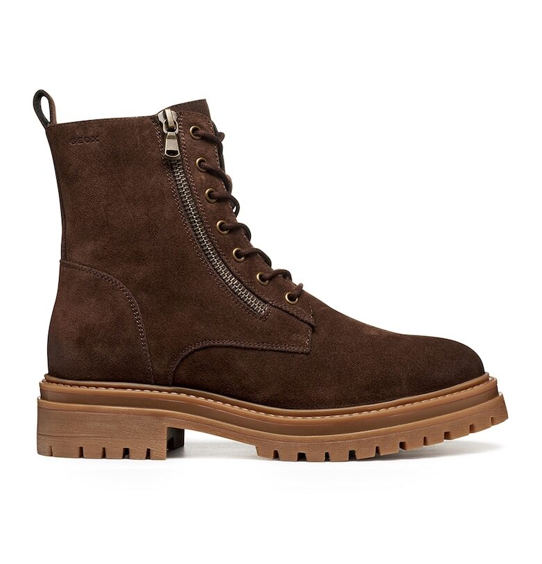 Велурени боти с цип Geox