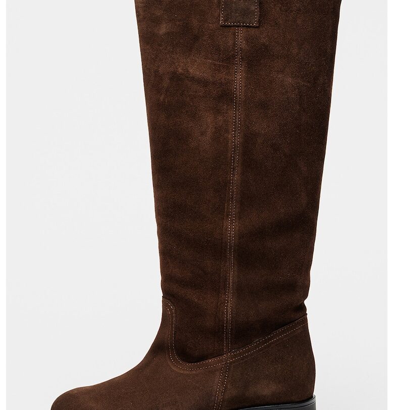 Велурени ботуши до коляното Banner Steve Madden