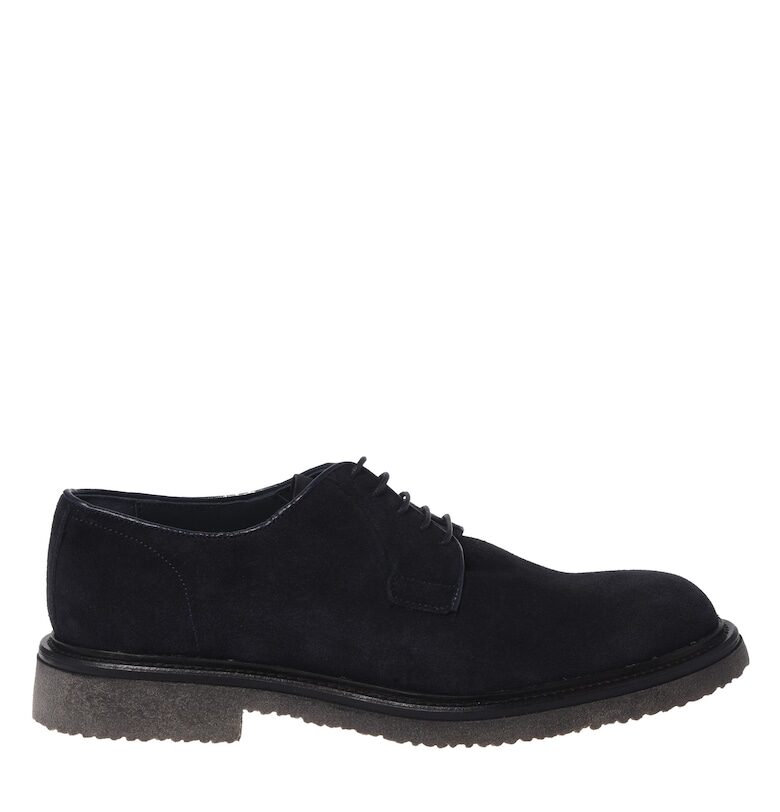 Велурени обувки Derby Baldinini