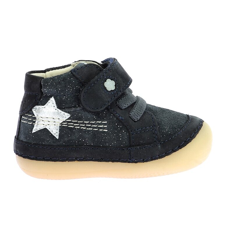 Велурени обувки с велкро Kickers kids