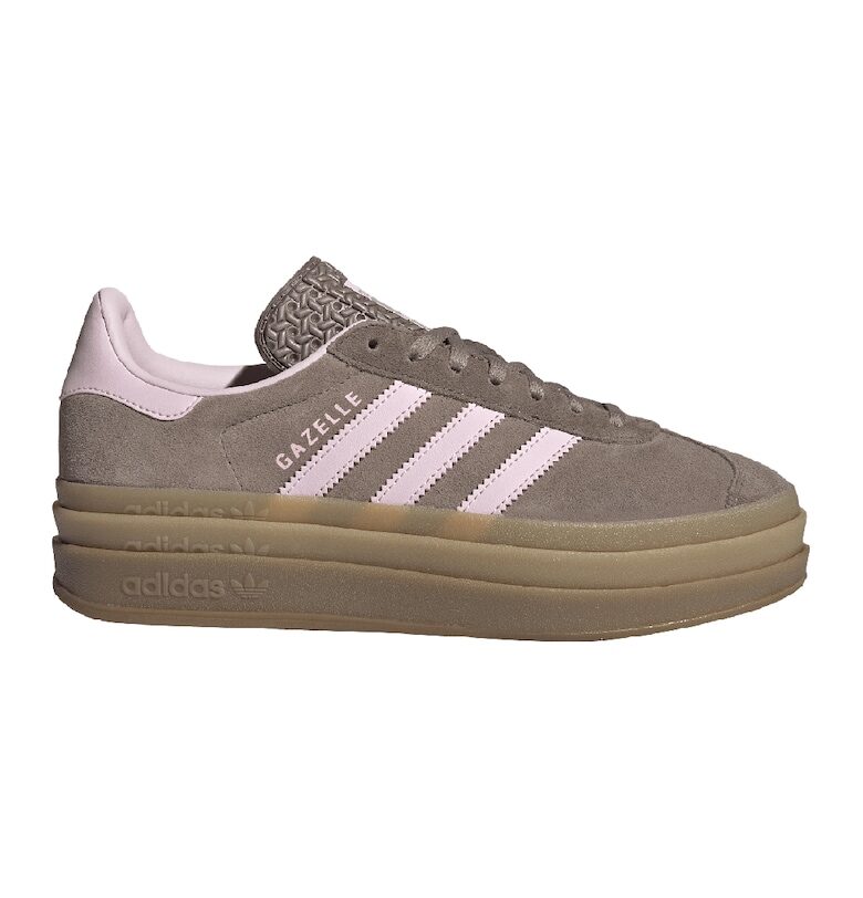 Велурени спортни обувки Gazelle Bold с равна платформа adidas Originals
