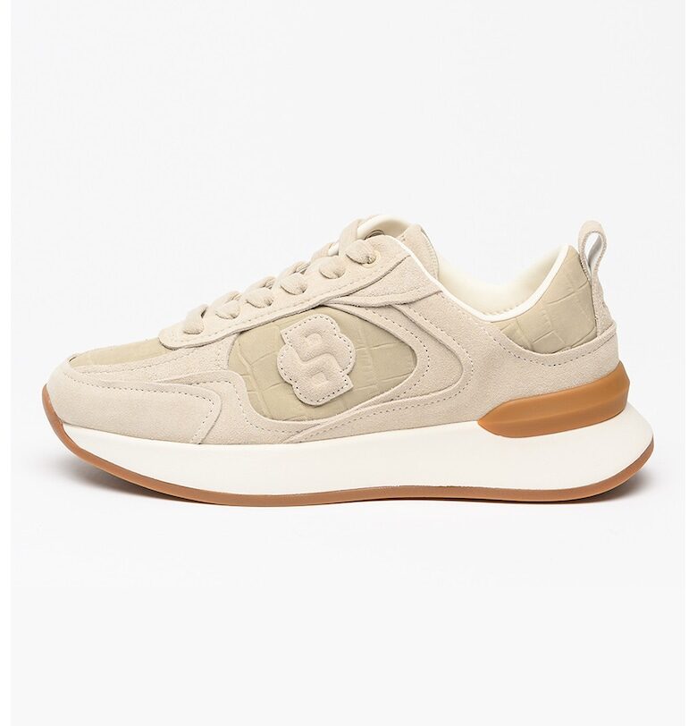 Велурени спортни обувки Icon с текстил BOSS