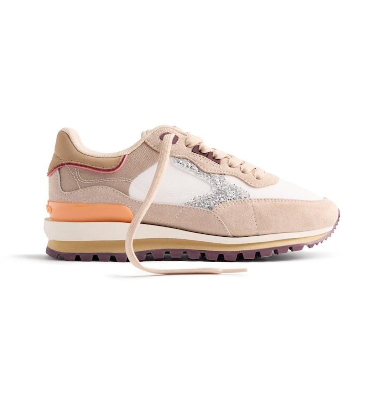 Велурени спортни обувки с мрежести зони Gioseppo