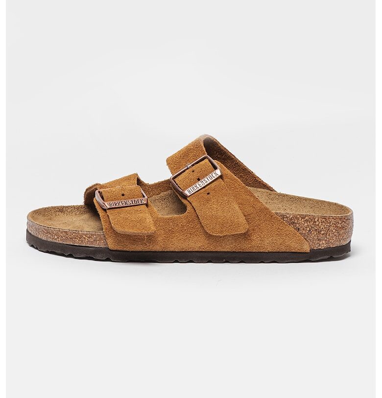 Велурени чехли Arizona Birkenstock