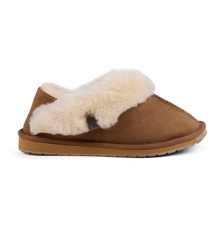 Велурени чехли с вата от еко пух Emu